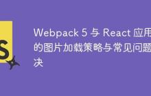 Webpack 5 与 React 应用中的图片加载策略与常见问题解决