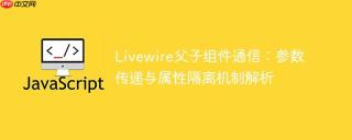 Livewire父子组件通信：参数传递与属性隔离机制解析