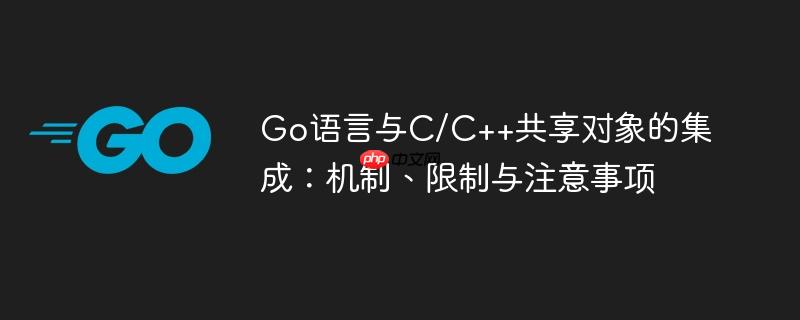 Go语言与C/C++共享对象的集成：机制、限制与注意事项
