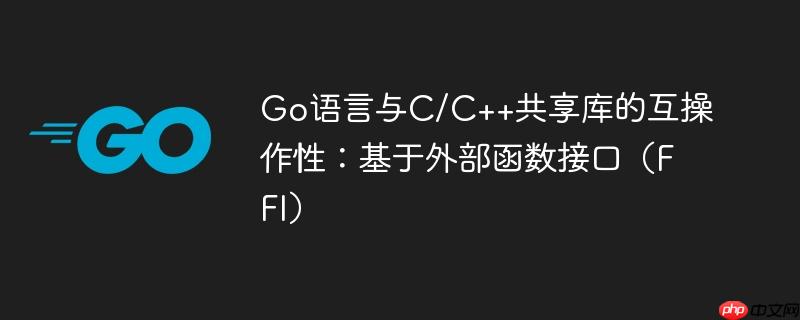 go语言与c/c++共享库的互操作性：基于外部函数接口（ffi）