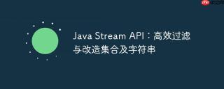 Java Stream API：高效过滤与改造集合及字符串
