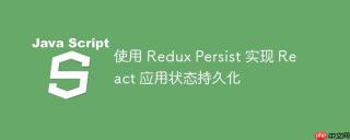 使用 Redux Persist 实现 React 应用状态持久化