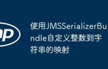 使用JMSSerializerBundle自定义整数到字符串的映射