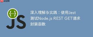 深入理解与实践：使用Jest测试Node.js REST GET请求封装函数