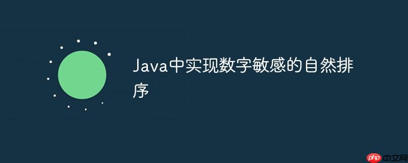 Java中实现数字敏感的自然排序-小浪学习网