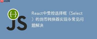 React中受控选择框（Select）的货币转换器实现与常见问题解决
