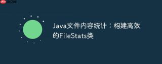 Java文件内容统计：构建高效的FileStats类