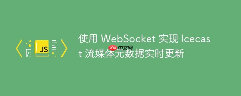 使用 websocket 实现 icecast 流媒体元数据实时更新