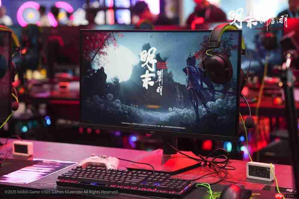 现场试玩好评如潮《明末：渊虚之羽》BW燃爆全场