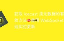 獲取 Icecast 流元數(shù)據(jù)的有效方法：使用 WebSocket 實現(xiàn)實時更新
