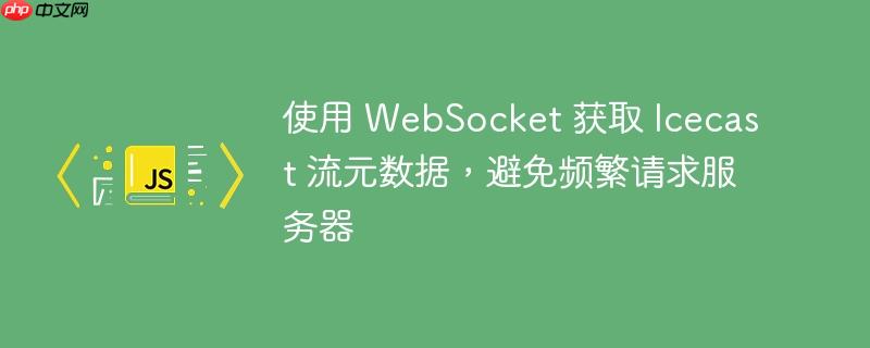 使用 WebSocket 获取 Icecast 流元数据，避免频繁请求服务器-小浪学习网
