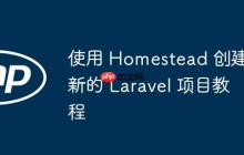 使用 Homestead 创建新的 Laravel 项目教程