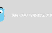 使用 CGO 构建可执行文件