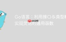 Go语言：利用接口与类型断言实现灵活的通用函数