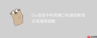 Go语言中利用接口和类型断言实现通用函数