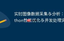 实时图像数据采集与分析：Python性能优化与并发处理实践