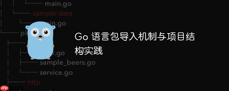 Go 语言包导入机制与项目结构实践