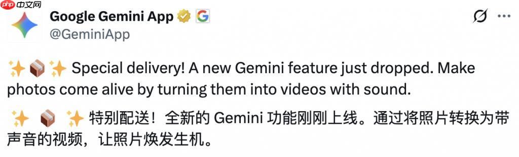 实测 Gemini 图片转视频新功能，终于蹲到经典梗图后续了（doge）