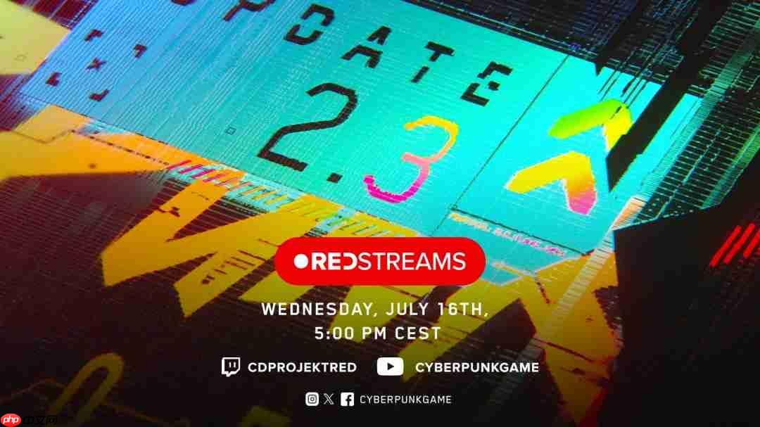 和汽车有关！《赛博朋克2077》2.3补丁详情今晚公开