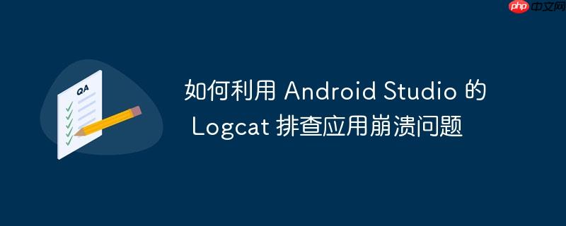 如何利用 android studio 的 logcat 排查应用崩溃问题