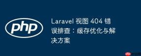 Laravel 视图 404 错误排查：缓存优化与解决方案