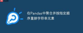 在Pandas中聚合并按指定顺序重排字符串元素