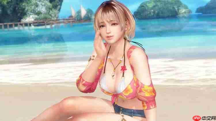 《死或生沙滩排球 维纳斯假期》新女神梅格上岛 与短发咖啡店店员一起偷懒吧