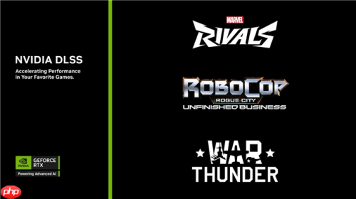 多款新游戏支持DLSS 4多帧生成