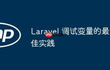 Laravel 调试变量的最佳实践