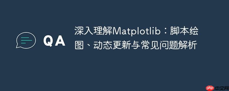 深入理解Matplotlib：脚本绘图、动态更新与常见问题解析
