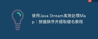 使用Java Stream高效处理Map：按值排序并提取键名教程