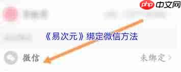 易次元如何绑定微信账号