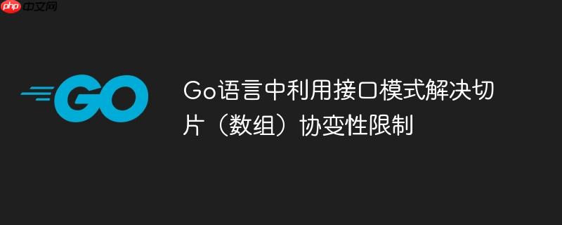 Go语言中利用接口模式解决切片（数组）协变性限制
