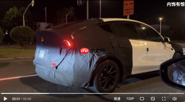 特斯拉Model Y L实车曝光 多项新设计今年秋季上市