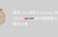 使用 Go 语言 ForkExec 执行 Shell 命令失败问题排查与解决方案