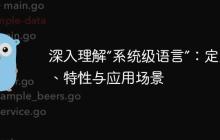 深入理解“系统级语言”：定义、特性与应用场景