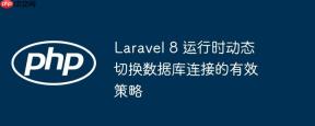 Laravel 8 运行时动态切换数据库连接的有效策略