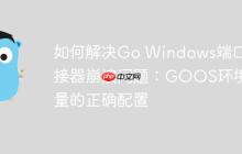 如何解决Go Windows端口链接器崩溃问题：GOOS环境变量的正确配置