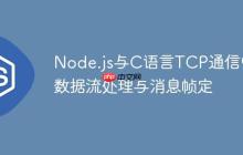 Node.js与C语言TCP通信中的数据流处理与消息帧定