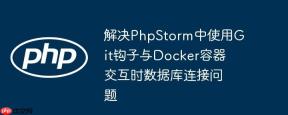 解决PhpStorm中使用Git钩子与Docker容器交互时数据库连接问题