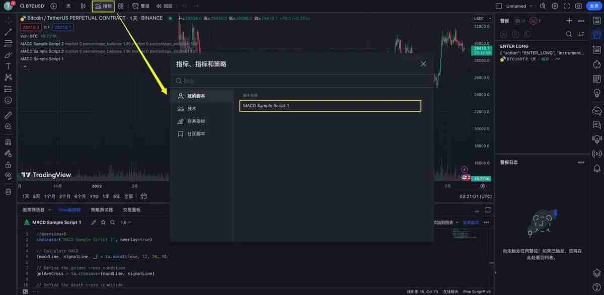如何使用TradingView警报创建您的信号策略?