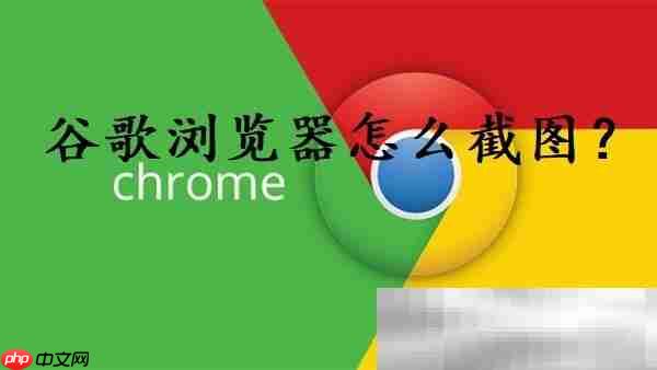 谷歌浏览器怎么截图?(chrome浏览器截图教程)
