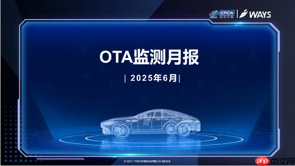 6月中国汽车行业OTA月报发布 自主品牌更新269项功能