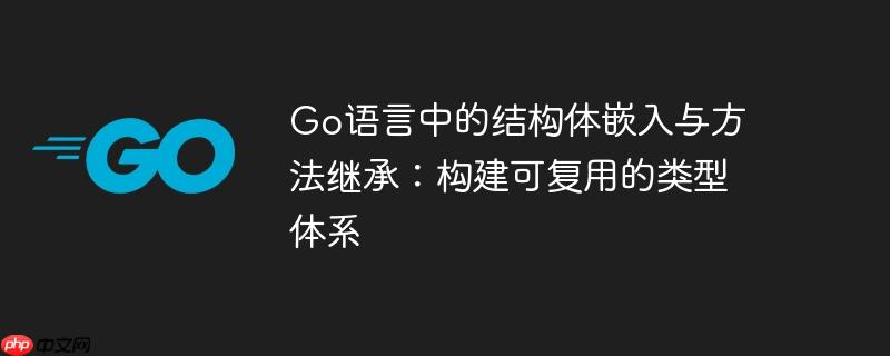 go语言中的结构体嵌入与方法继承:构建可复用的类型体系