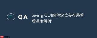 Swing GUI组件定位与布局管理深度解析