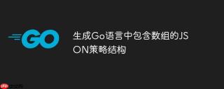 生成Go语言中包含数组的JSON策略结构