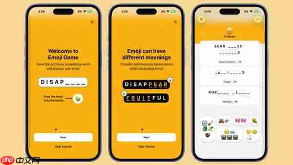 苹果推出全新“ Emoji 游戏” Apple News+ 用户可限时体验