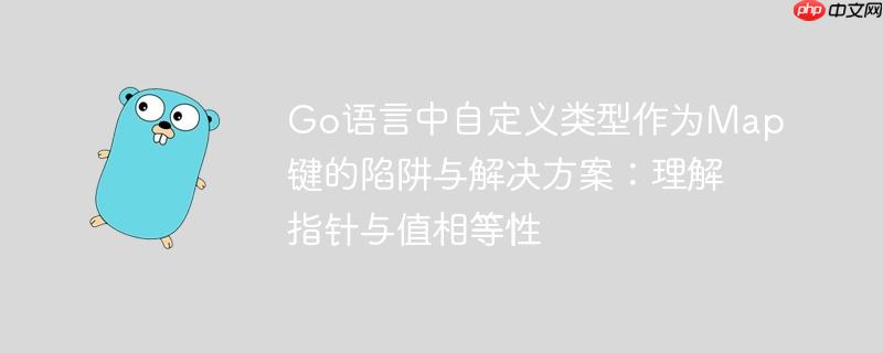 Go语言中自定义类型作为Map键的陷阱与解决方案:理解指针与值相等性