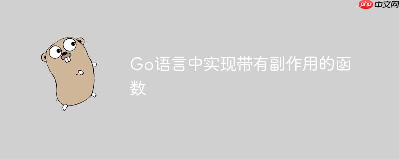 Go语言中实现带有副作用的函数