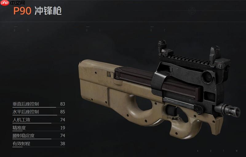 暗区突围P90怎么样 P90属性数据详细解析